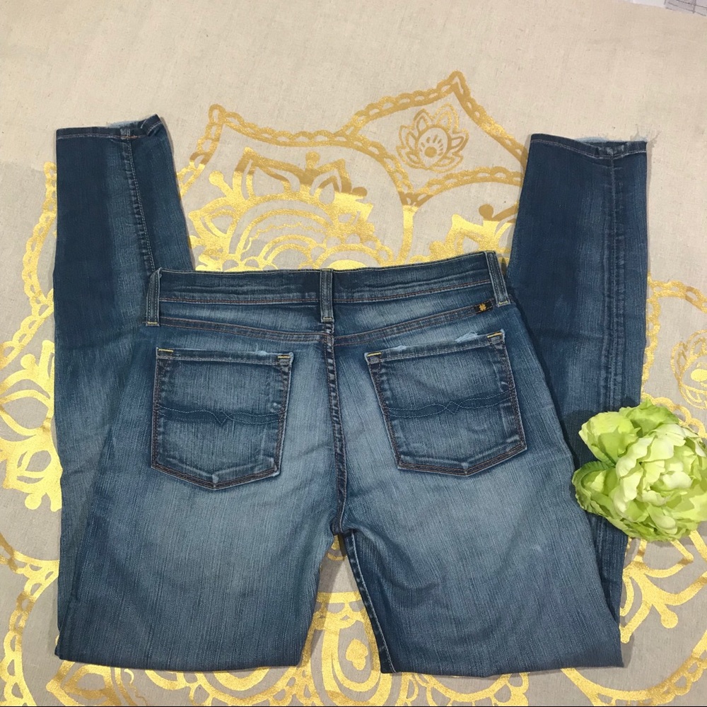 Lucky Brand Skinny Blue Jeans Sz 6/28 (Z11) - Picture 3 of 7